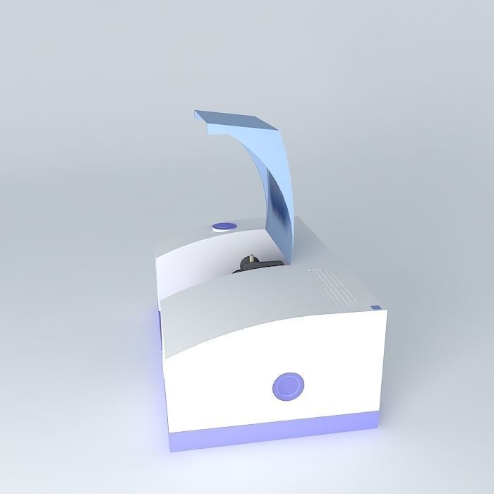 Infrared NearInfrared Spectrometer Free 3D model_2