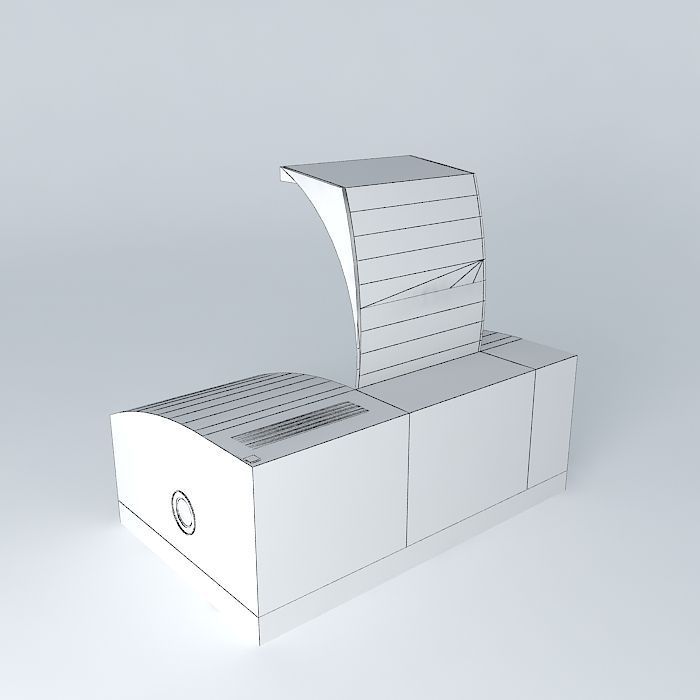 Infrared NearInfrared Spectrometer Free 3D model_4