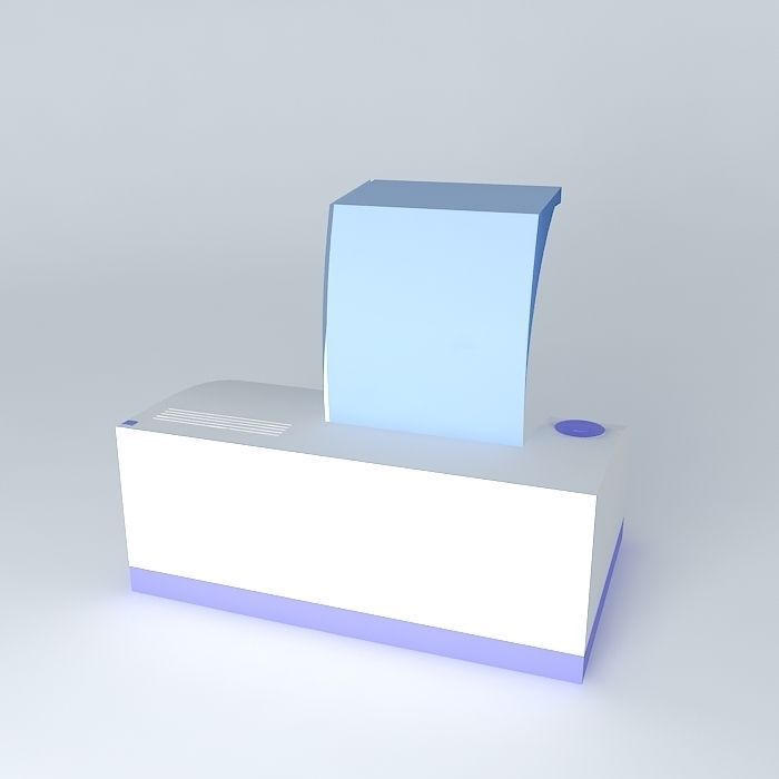 Infrared NearInfrared Spectrometer Free 3D model_1