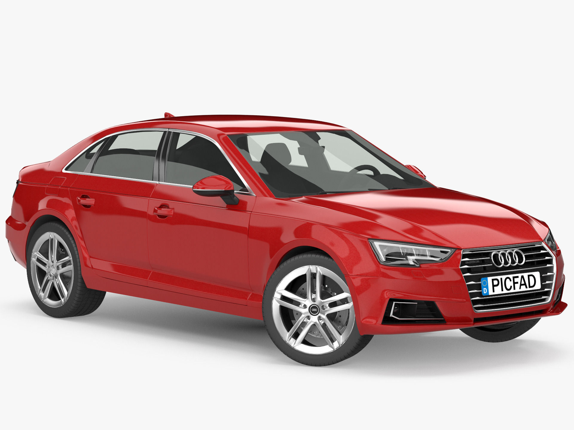2016 Audi A4 Sedan 3D model