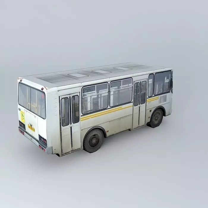 Russian BUS PAZ Free 3D model