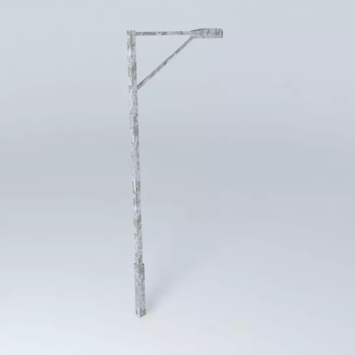 Lamppost street pole Free 3D model