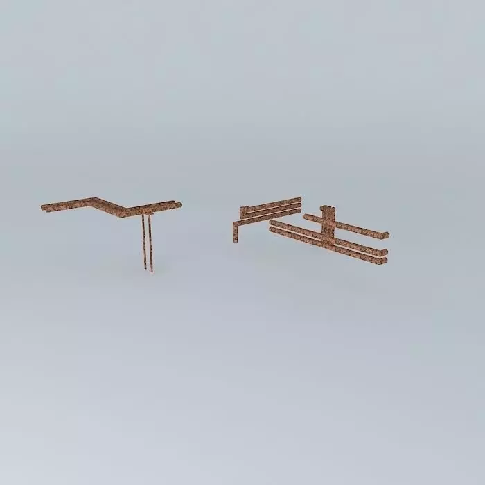 pipes for plant Free 3D model