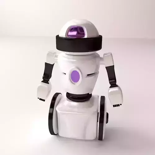 Robot with eyes 3D model