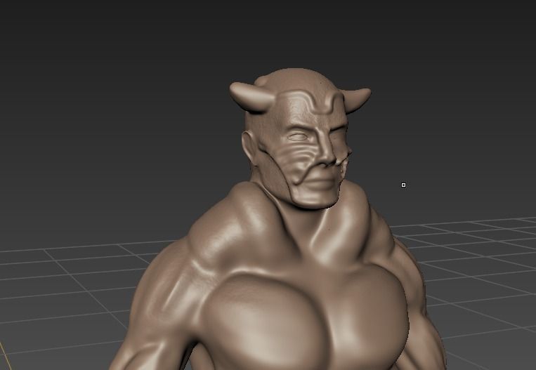alienman devil Free 3D model_0