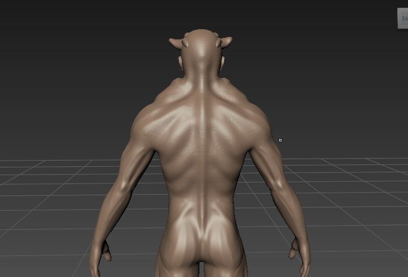 alienman devil Free 3D model_1
