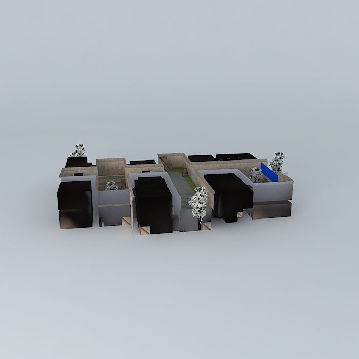 Candy building Free 3D model_2