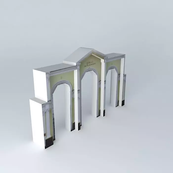 Ekaterinburg Gorky Park Mayakovsky Free 3D model