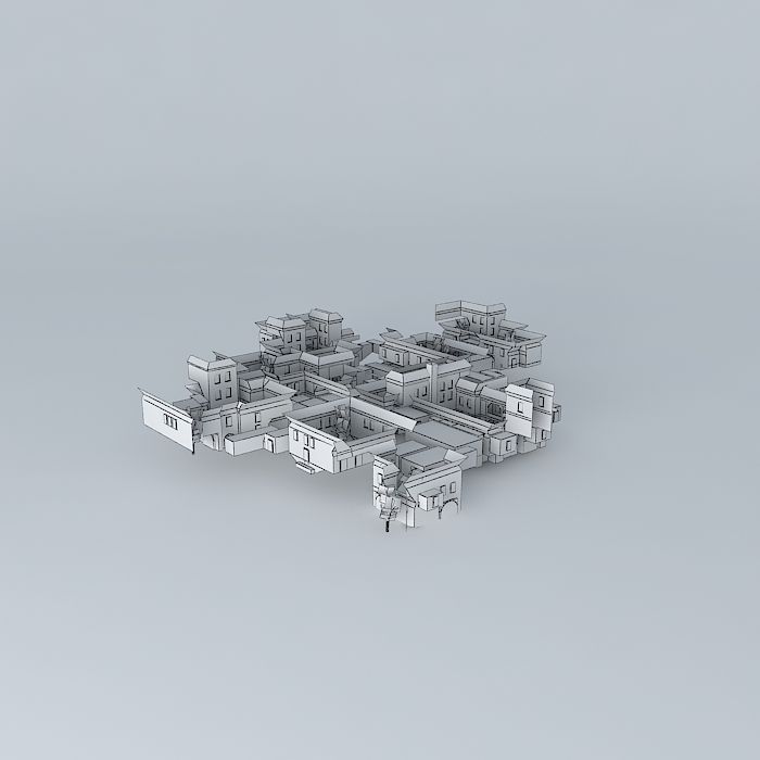 CUP map Free 3D model_4