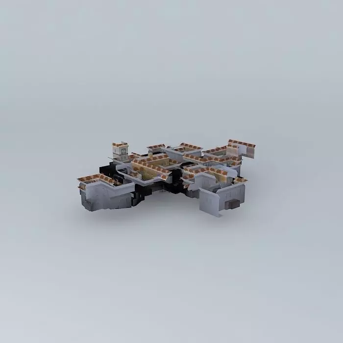 CUP map Free 3D model_0