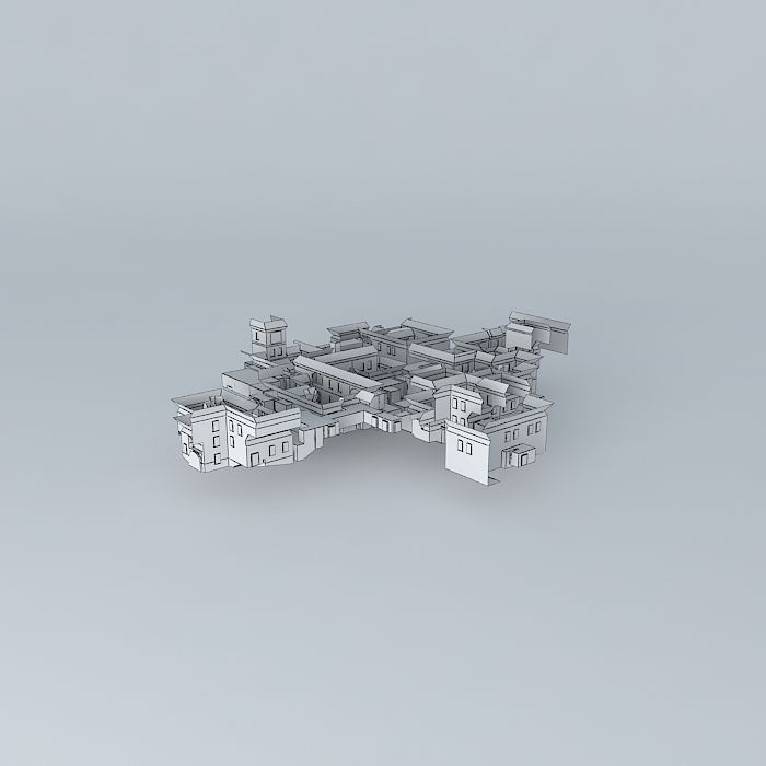 CUP map Free 3D model_3