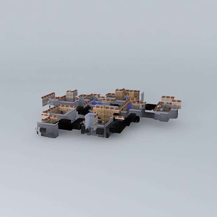 CUP map Free 3D model_1