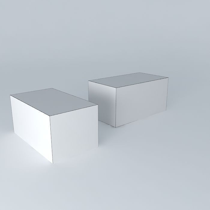 containers two shipping Free 3D model_4