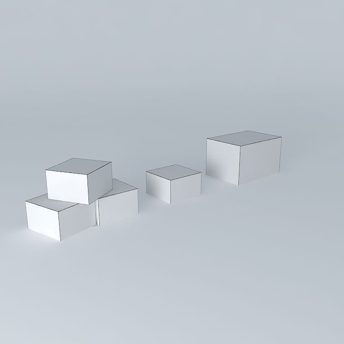 paper box Free 3D model_4
