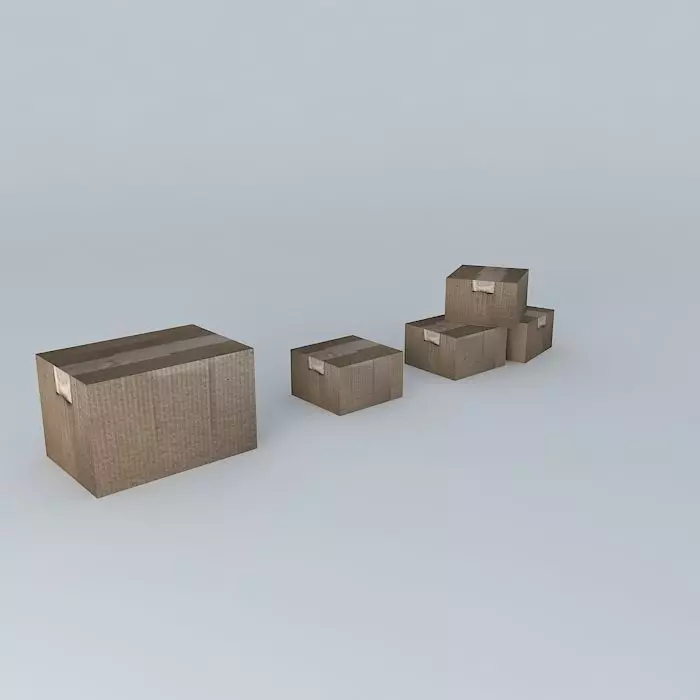 paper box Free 3D model_0