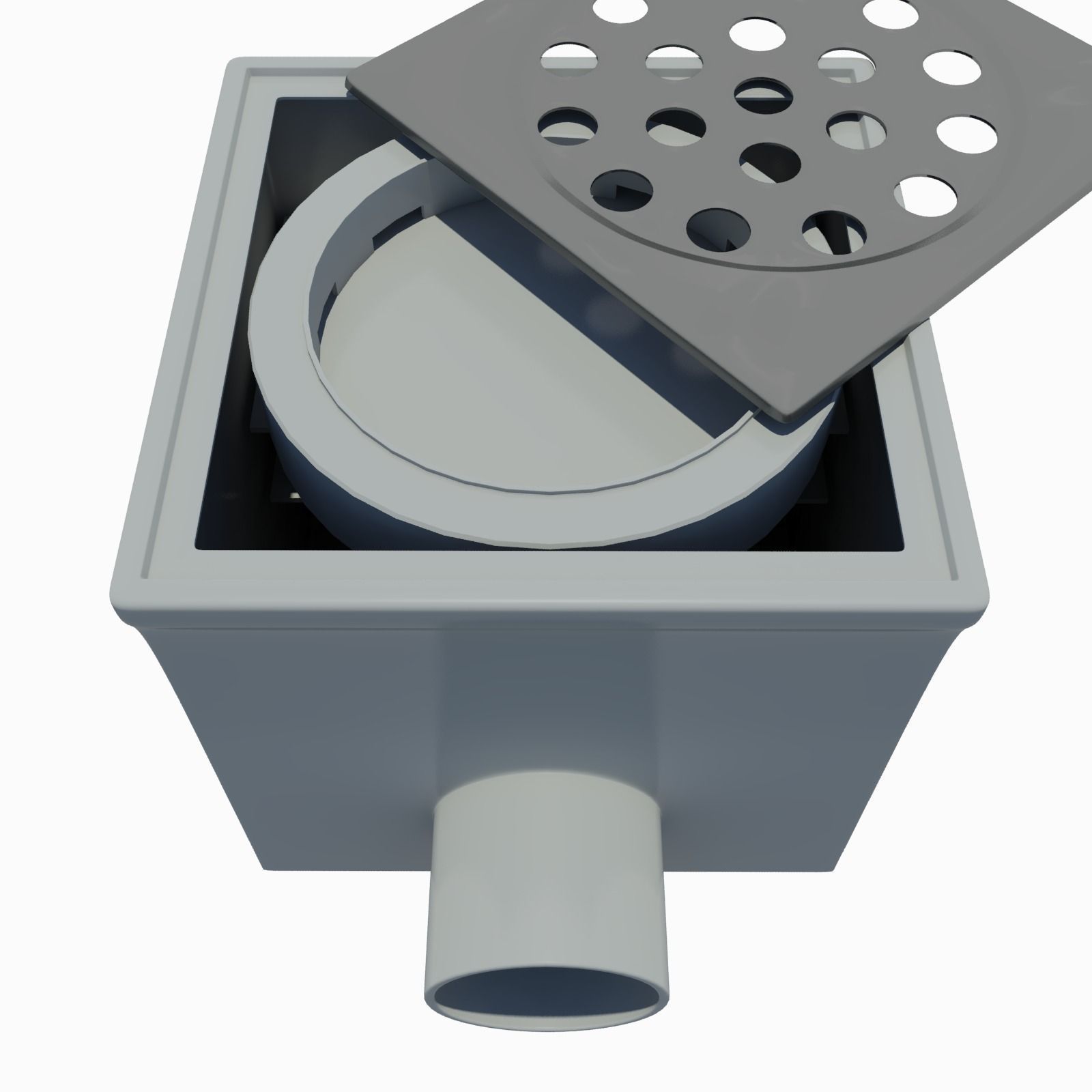 Floor Drain 3D model_2