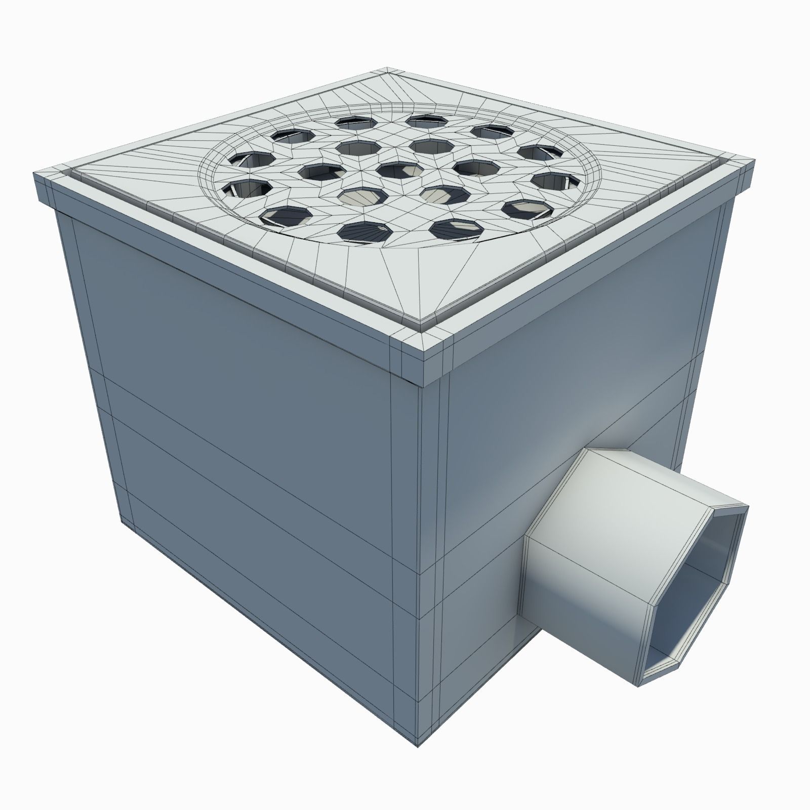 Floor Drain 3D model_4