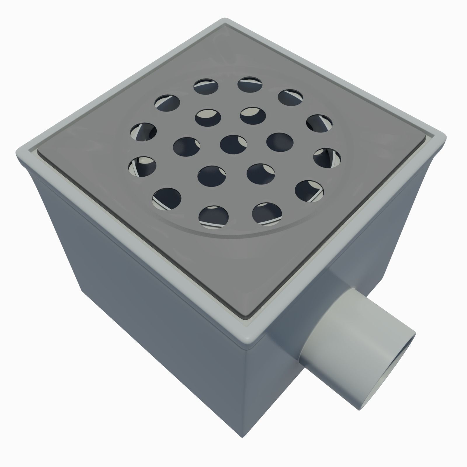 Floor Drain 3D model_0