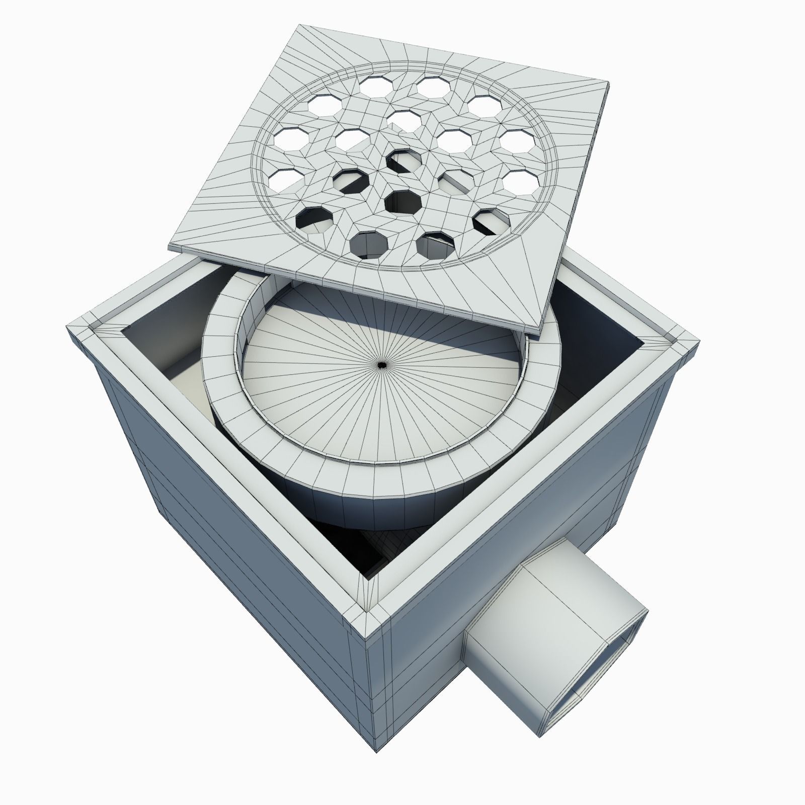Floor Drain 3D model_5
