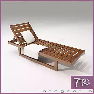 TEAK SUNBED 2