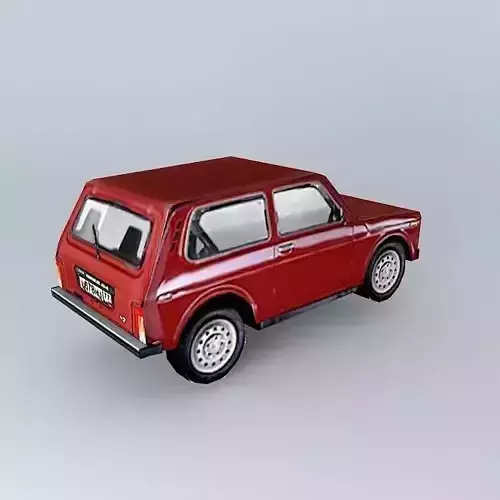 Russian Car NIVA Free 3D model