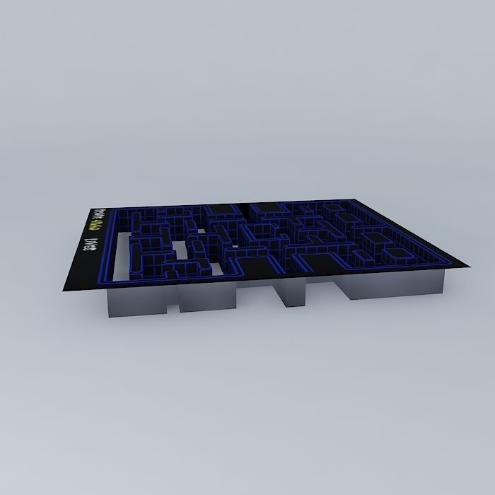 PacMan star wars game board Free 3D model_2