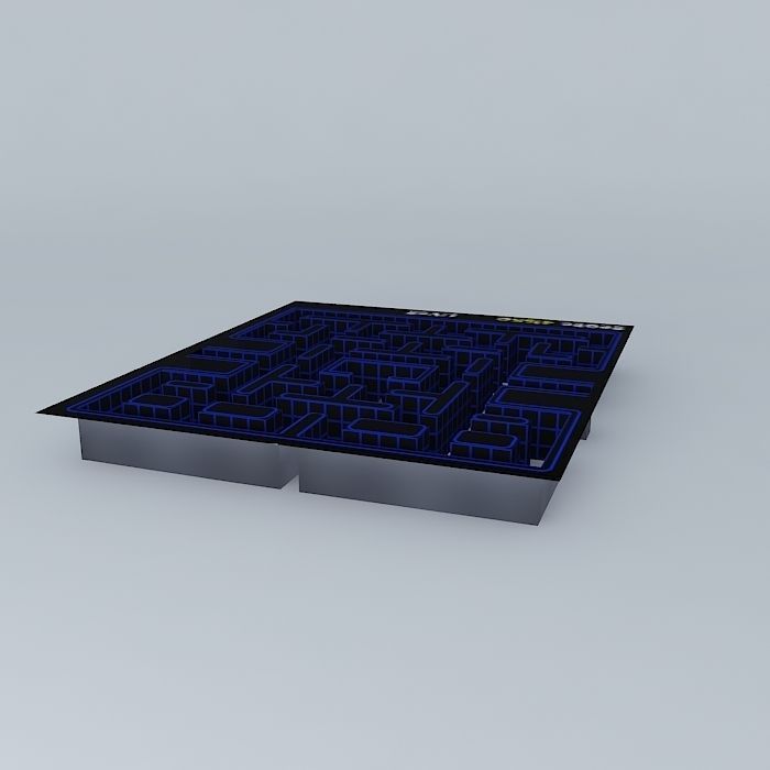 PacMan star wars game board Free 3D model_1