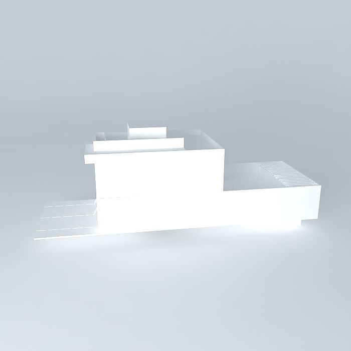 Holliday building Free 3D model_2