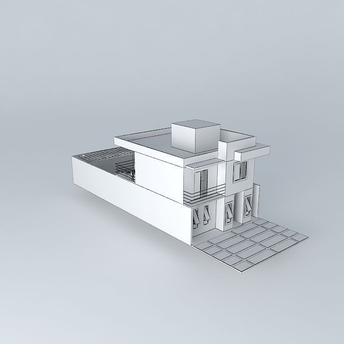 Holliday building Free 3D model_3