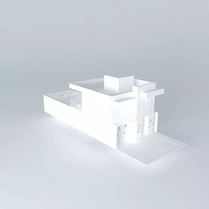 Holliday building Free 3D model_0