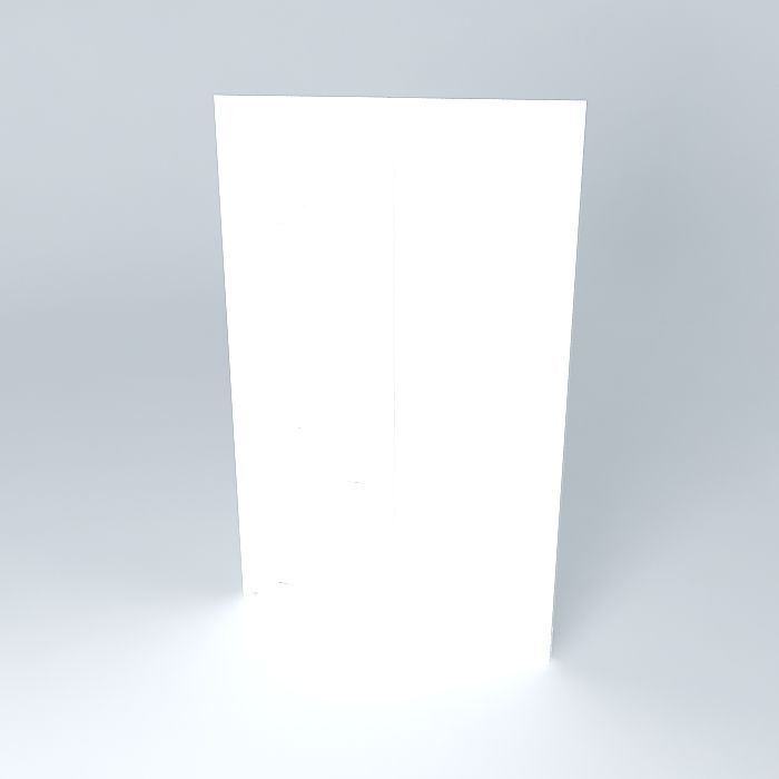 door Free 3D model_1