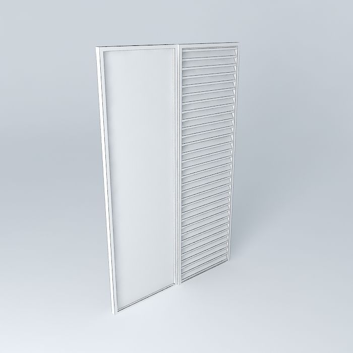 door Free 3D model_3