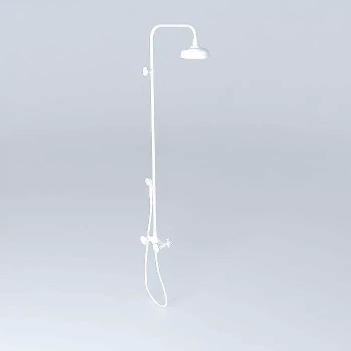 Shower 4 head Free 3D model