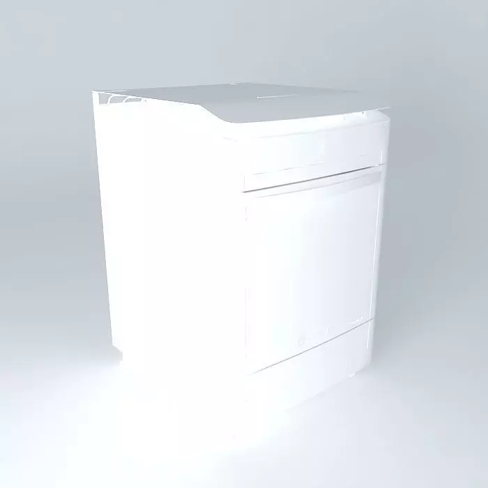 cooker dishwasher Free 3D model_0