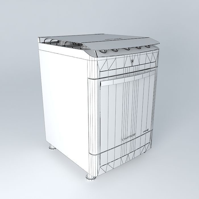 cooker dishwasher Free 3D model_3