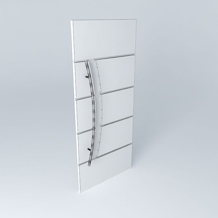 door Free 3D model_3