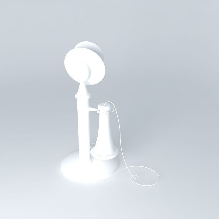 old phone 2 Free 3D model_1