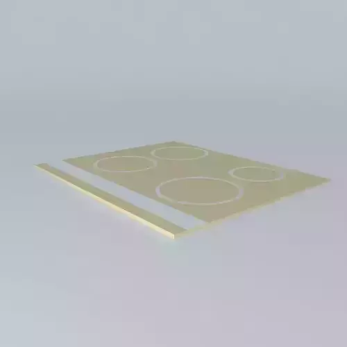 cooktop tile with circles Free 3D model