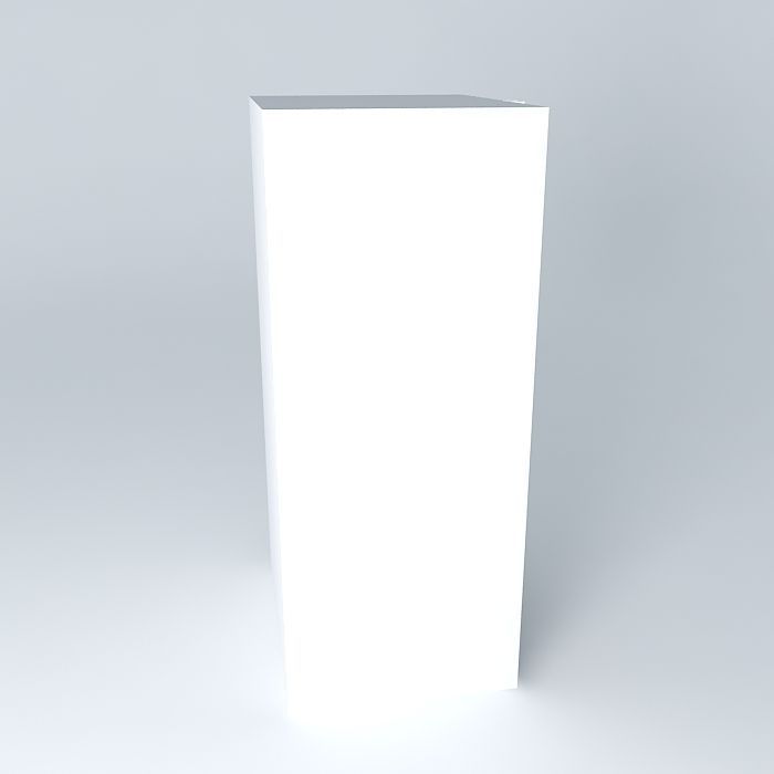 Refrigerator stainless steel Free 3D model_2