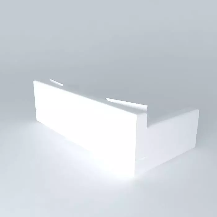 Sofa piece of furniture with light Free 3D model_0