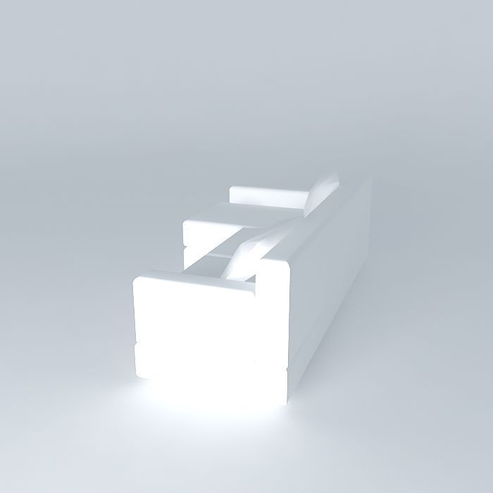 Sofa piece of furniture with light Free 3D model_1