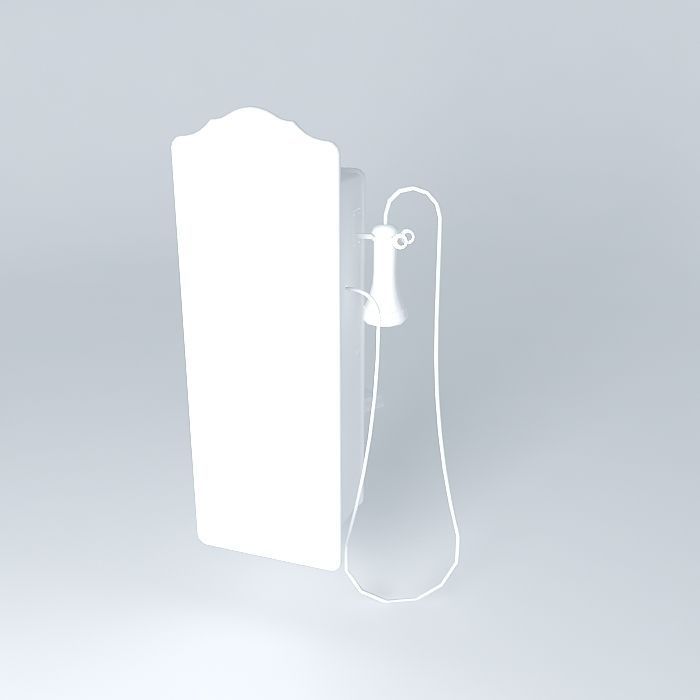 old phone Free 3D model_1