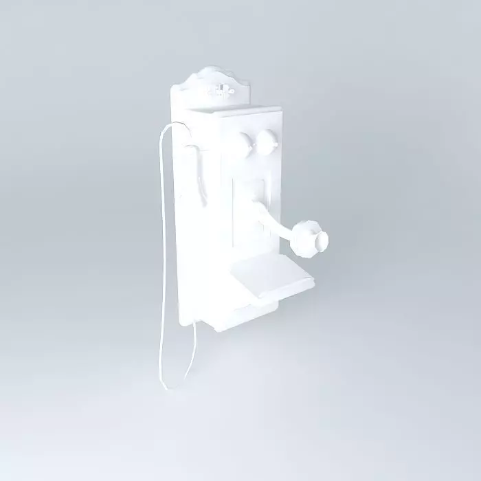 old phone Free 3D model_0