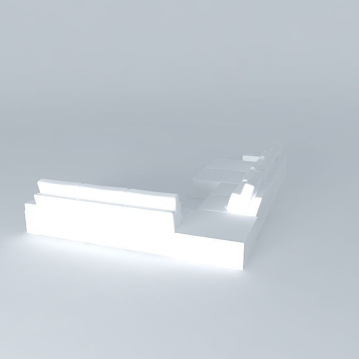 couch sofa Free 3D model_1