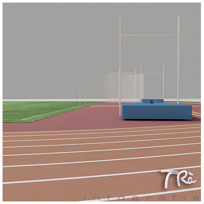 ATHLETIC FIELD 3D model_4