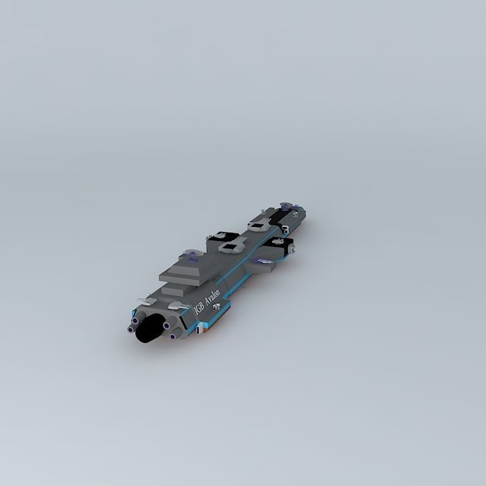 IGB Avalon Battleship class Free 3D model_1