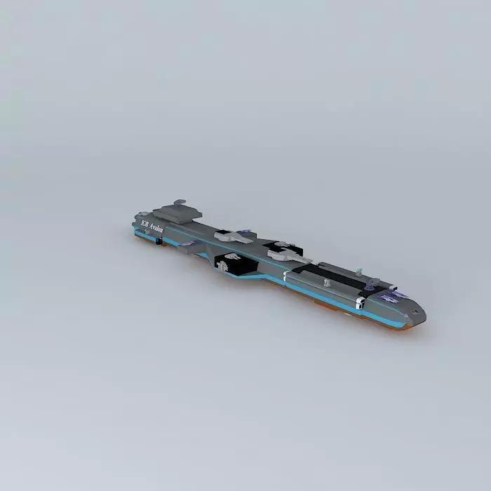 IGB Avalon Battleship class Free 3D model_0