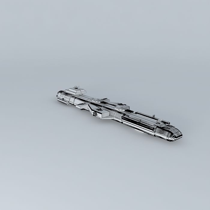 IGB Avalon Battleship class Free 3D model_3