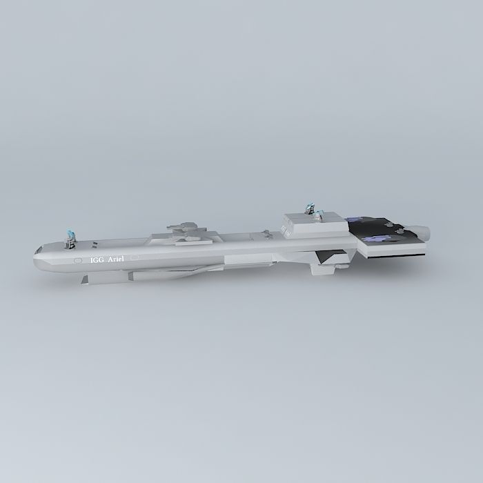 IGG Ariel - frigate class Free 3D model_2