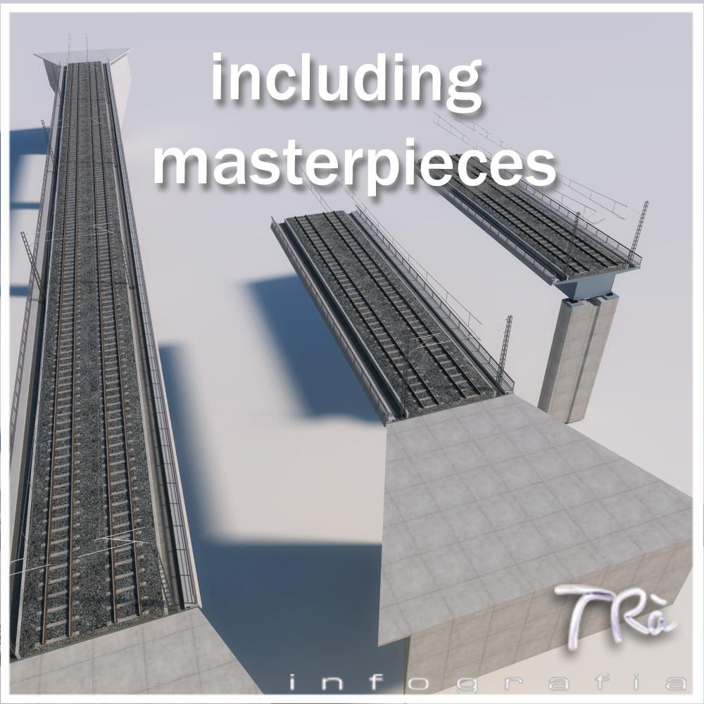 RAILWAY VIADUCT 3D model_1